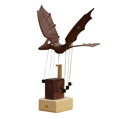 wooden western mythical creature dragon automaton model stress-relief  -decor - victmax