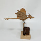 wooden western mythical creature dragon automaton model stress-relief  -decor - victmax