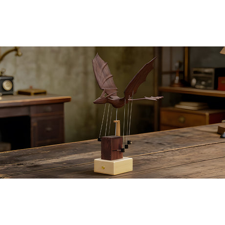 wooden western mythical creature dragon automaton model stress-relief  -decor scene - victmax
